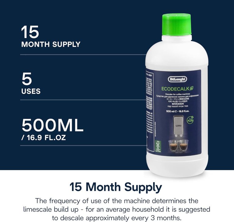 مایع رسوبزدای ارگانیک قهوهساز دلونگی مدل EcoDecalk DLSC500