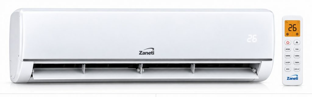 کولر گازی زانتی 30000 اینورتر T3 مدل ZTRWMF-30HD2AEAW گارانتی یک ساله تهویه وان