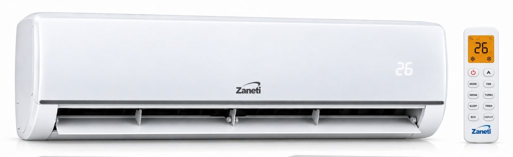 کولر گازی زانتی 36000 اینورتر T3 مدل ZTSE-36HD3RAEA گارانتی یک ساله تهویه وان