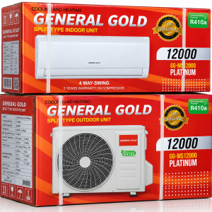 کولر گازی جنرال گلد 12000 مدل GG-S12000PLATINUM با گارانتی یک ساله تهویه وان