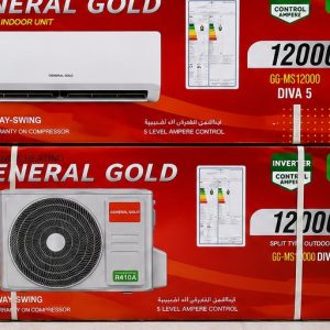 کولر گازی 12000 جنرال گلد اینورتر DIVA5 | GG-MS12000 با گارانتی یک ساله تهویه وان