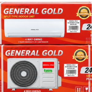 کولر گازی جنرال گلد 24000 سرد و گرم T1 با گاز R410A مدل GG-MS24000 PLATINUM با گارانتی یک ساله تهویه وان